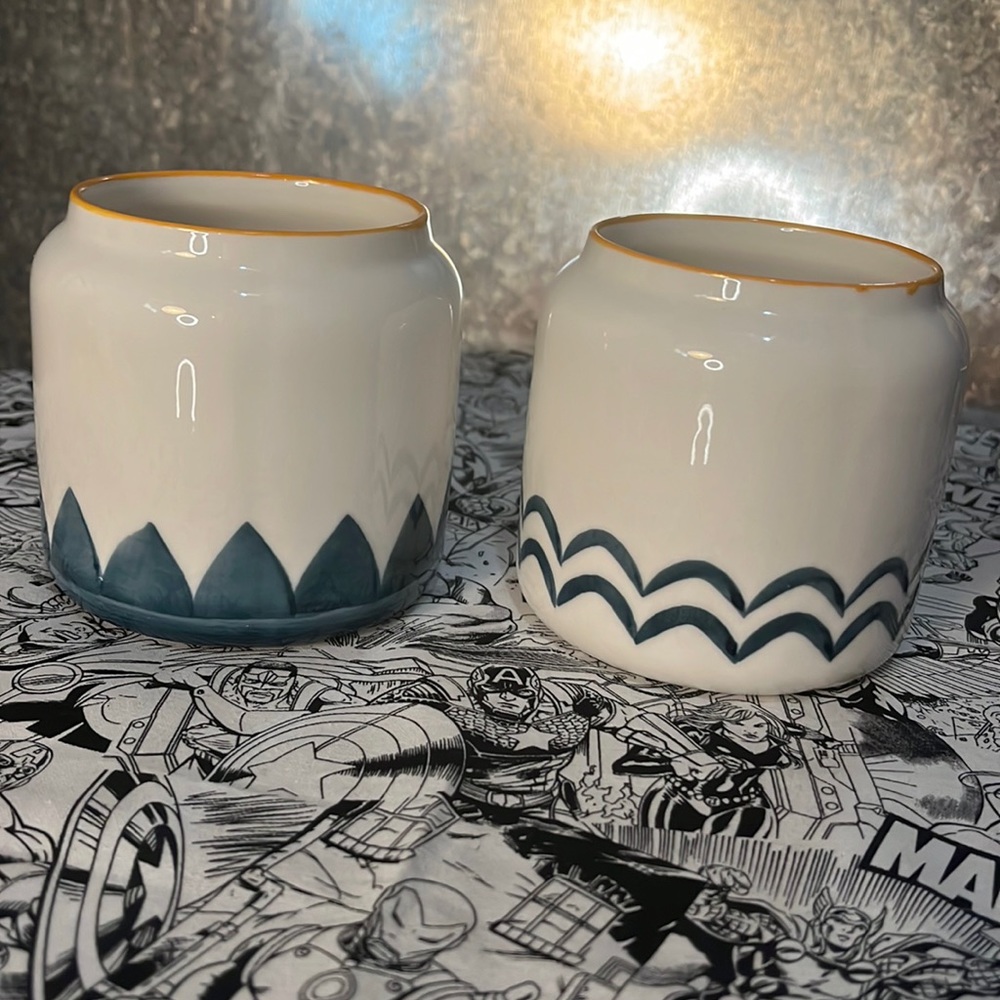 2 ceramic plant pots 🪴 NWOT